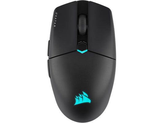 CORSAIR KATAR ELITE WIRELESS GAMING MOUSE, BLACK, 26000 DPI, OPTICAL (CH-931C111-NA)