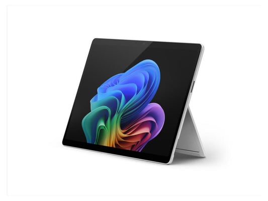 Microsoft Surface Pro for Business, 13 inches, Snapdragon X Elite, 16GB RAM, 512GB SSD, Platinum, Copilot+ PC, Windows 11 Pro, OLED Touchscreen
