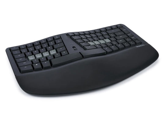 KINESIS MWAVE MECHANICAL KEYBOARD FOR PC - BLACK - BLUETOOTH OR WIRED