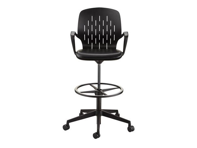 SAFCO SHELL EXT HGT TASK CHAIR BLACK