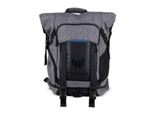 ACER NB PBG6A1; 15.6in Predator Gaming rolltop backpack; Mustang and Mustang2 Gray and Teal Blue