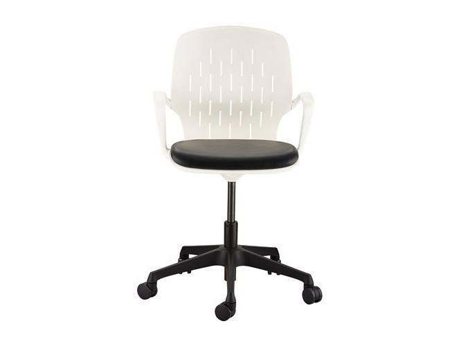 SAFCO SHELL EXT HGT TASK CHAIR WHITE