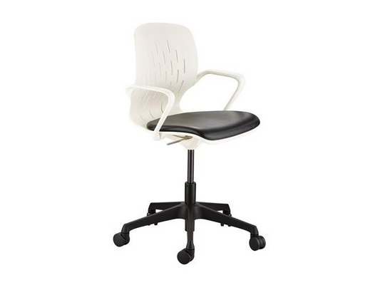 SAFCO SHELL EXT HGT TASK CHAIR WHITE