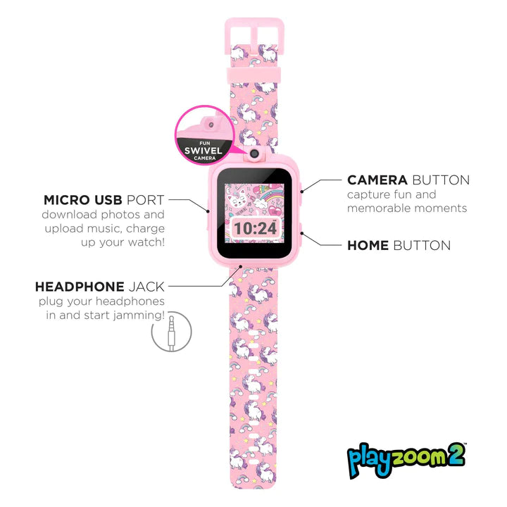 Playzoom 2 kids smart watch pink/print
