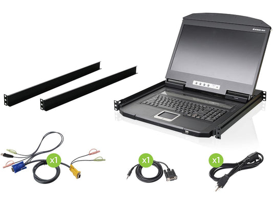 IOGEAR 18.5 WIDESCRNLCD 8 PRT KVM TAA