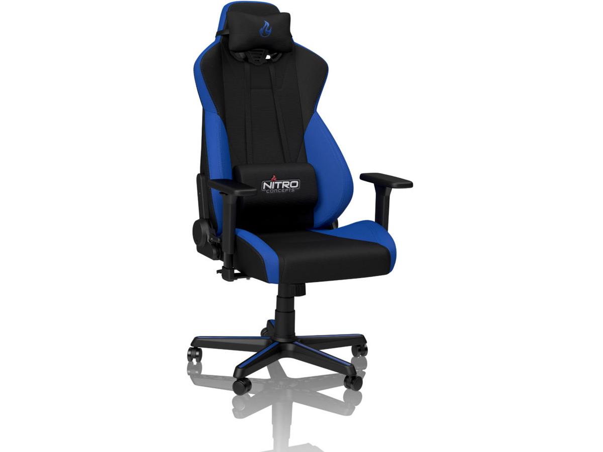 NITRO CONCEPTS Blue and black gaming chair